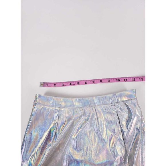 superdown Tamia Iridescent Faux Leather Mini Skirt - Picture 7 of 8